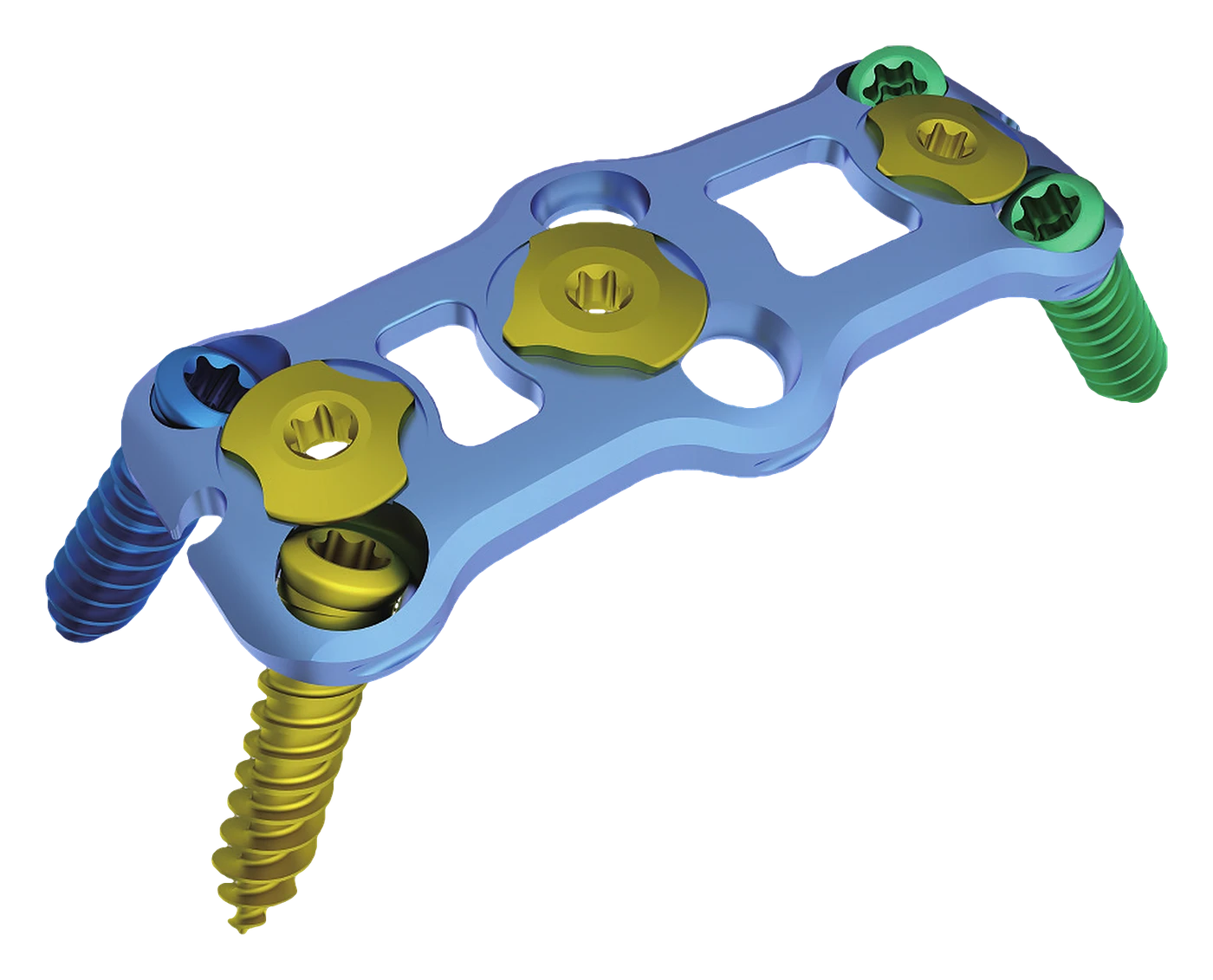 Anterior Cervical Plate IV with locking screws