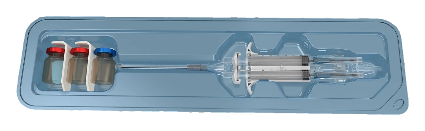 Dural sealant kit with dual-syringe applicator