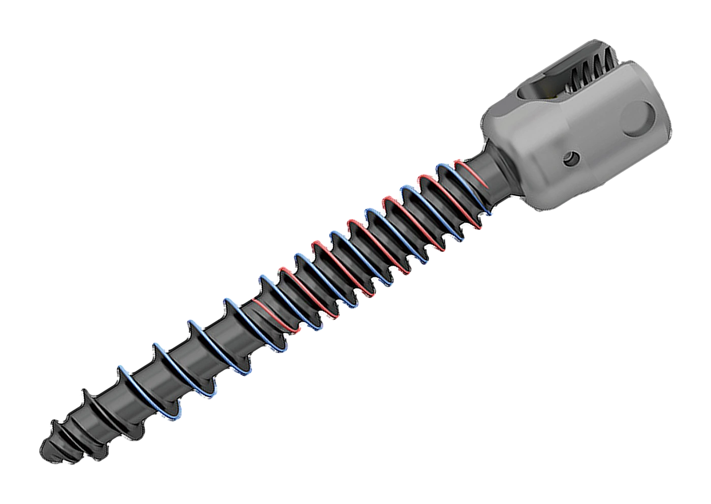 HOBBIT pedicle screw with dual-lead thread